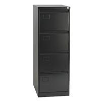 Steel 4 Drawer Contract Filing Cabinet Steel 4 Drawer Contract Filing Cabinet-Black-Install