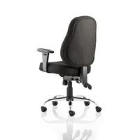 Storm Black Fabric Executive Chair