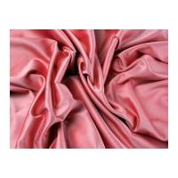 Stretch Duchess Satin Dress Fabric Coral