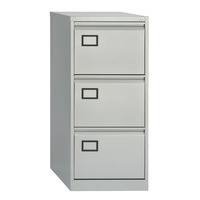 Steel 3 Drawer Contract Filing Cabinet Steel 3 Drawer Contract Filing Cabinet-Coffee Cream-Next Day
