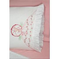 Stamped Lace Edge Pillowcase 30X20 2/Pkg-Umbrella Lady 230075