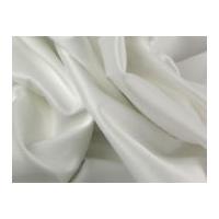 stretch duchess satin dress fabric white