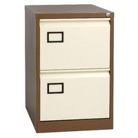 Steel 2 Drawer Contract Filing Cabinet Steel 2 Drawer Contract Filing Cabinet-Coffee Cream-Install