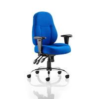 Storm Blue Fabric Executive Chair