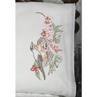 Stamped Perle Edge Pillowcase 30X20 2/Pkg-Robin Nest 242954