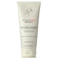 storksak organics baby wash shampoo 200ml