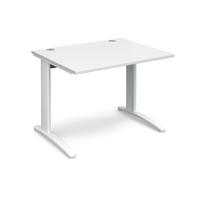 Structure Cable Managed Rectangular Desk White 1000mm White Frame