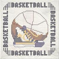 stamped quilt blocks 18x18 6pkg boys basketball 242978