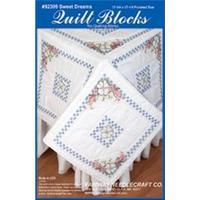 stamped quilt blocks 18x18 6pkg sweet dreams 242987