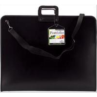 stiff black nylon portfolio 19 x 24 inch 234121