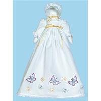 Stamped White Pillowcase Doll Kit-Butterflies Galore 243455