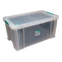 StoreStack 54 Litre Clear W640xD380xH310mm Storage Box RB77234