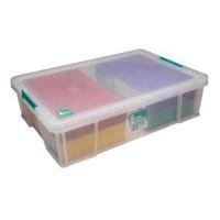 StoreStack 37 Litre Clear W680xD440xH170mm Storage Box RB75899