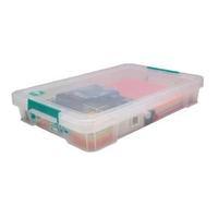 StoreStack 12 Litre Clear W550xD360xH90mm Storage Box RB75898