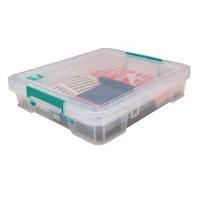 StoreStack 9 Litre Clear W430xD360xH90mm Storage Box RB75897