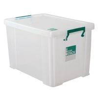 storestack clear 26 litre storage box w240 x d130 x h140mm s20k026