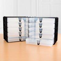 Storage Solutions Pack of 10 A4 Boxes with 2 Staks 390923