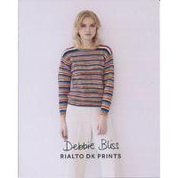 striped rib sweater in debbie bliss rialto prints db068