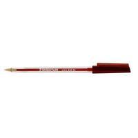 Staedtler Stick 430 1mm Medium Tip Ballpoint Pen 0.35m Line Width Red