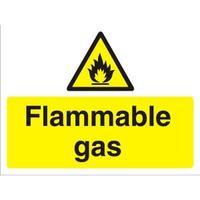 Stewart Superior CON025FB Screw PVC Sign 600x450 - Flammable Gas