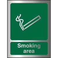 Stewart Superior BACSP050 Screw Acrylic Sign 150x200 - Smoking Area