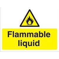 Stewart Superior CON026FB Screw PVC Sign 600x450 - Flammable Liquid