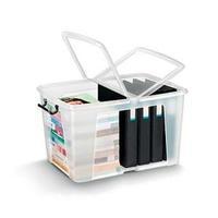 Strata 65 Litre Smart Storage Box Clear HW686