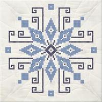 Stamped Quilt Blocks 18X18 6/Pkg-Cross Stitch Wheel 243000