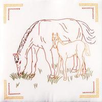 Stamped White Quilt Blocks 18X18...
