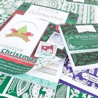 Stylish Silhouettes by Hunkydory White Christmas Collection - 9 Laser-Cut Sheets, Foiled Pad and Free Laser-Cut for Crafters Magazine - Issu 380344