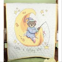 Stamped Baby Quilt Top 36X50-Catch A Falling Star 273319