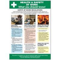 Stewart Superior HS106 Laminated Sign 420x595mm - Health and Safety at