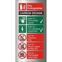 Stewart Superior BAFF093 Self Adhesive Aluminium Sign 100x200 - Fire