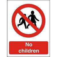 stewart superior p121srp screw plastic sign 300x400 no children