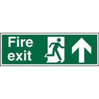 Stewart Superior ACSP129 Screw Acrylic Sign 300x100 - Fire Exit - Man