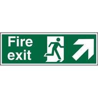 Stewart Superior ACSP316 Screw Acrylic Sign 300x100 - Fire Exit - Man