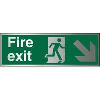 Stewart Superior BASP123 Self Adhesive Aluminium Sign 450x150 - Fire