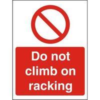 Stewart Superior P123SRP Screw Plastic Sign 300x400 - Do not climb on