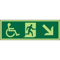 Stewart Superior PDPSP065SRP Screw Plastic Sign 450x150 - Wheel Chair