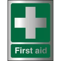 Stewart Superior BACSP310 Screw Acrylic Sign 150x200 - First Aid