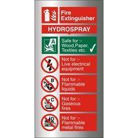 Stewart Superior BAFF099 Self Adhesive Aluminium Sign 100x200 - Fire