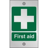 Stewart Superior CACSP310 Screw Acrylic Sign 120x200 - First Aid