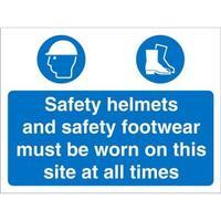 Stewart Superior CON011FB Screw PVC Sign 600x450 - Safety Helmets