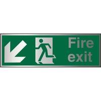 Stewart Superior BASP122 Self Adhesive Aluminium Sign 450x150 - Fire