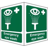 Stewart Superior SP311SRP Screw Plastic Sign 150x200 - Emergency Eye