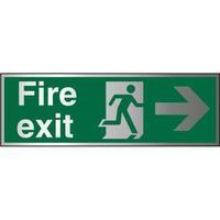 Stewart Superior BASP121 Self Adhesive Aluminium Sign 450x150 - Fire