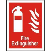 Stewart Superior FF071PLRP Screw Plastic Sign 200x300 - Fire