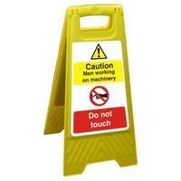 Stewart Superior FSS014 Freestanding Polypropylene Sign 300x600 -