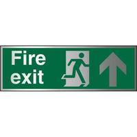 Stewart Superior BASP129 Self Adhesive Aluminium Sign 450x150 - Fire