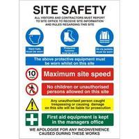 Stewart Superior CON003CX Screw Board Sign 600x800 - Site Safety